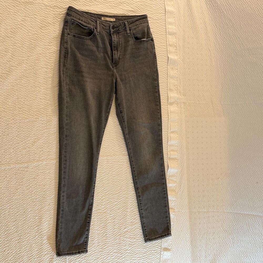 Levi-s Women's Grey and Black Jeans